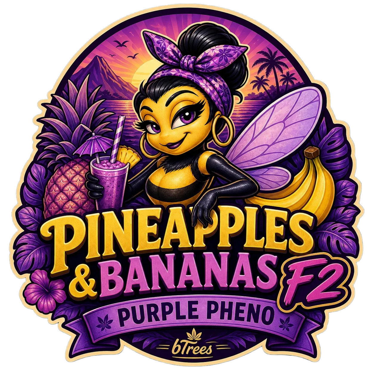 Pineapples & Bananas F2 - Purple Pheno gallery image